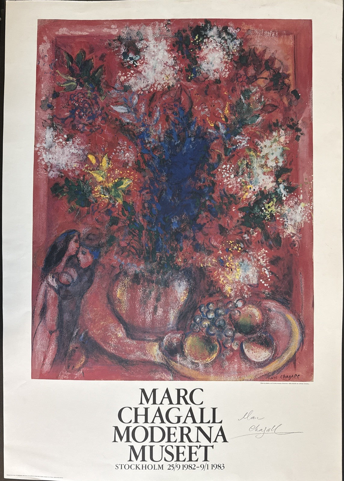 Hand Signed Chagall Poster – Signature Documents LLC