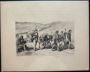 Civil War Illustration: Edwin Forbes, 1876, Plate 18b