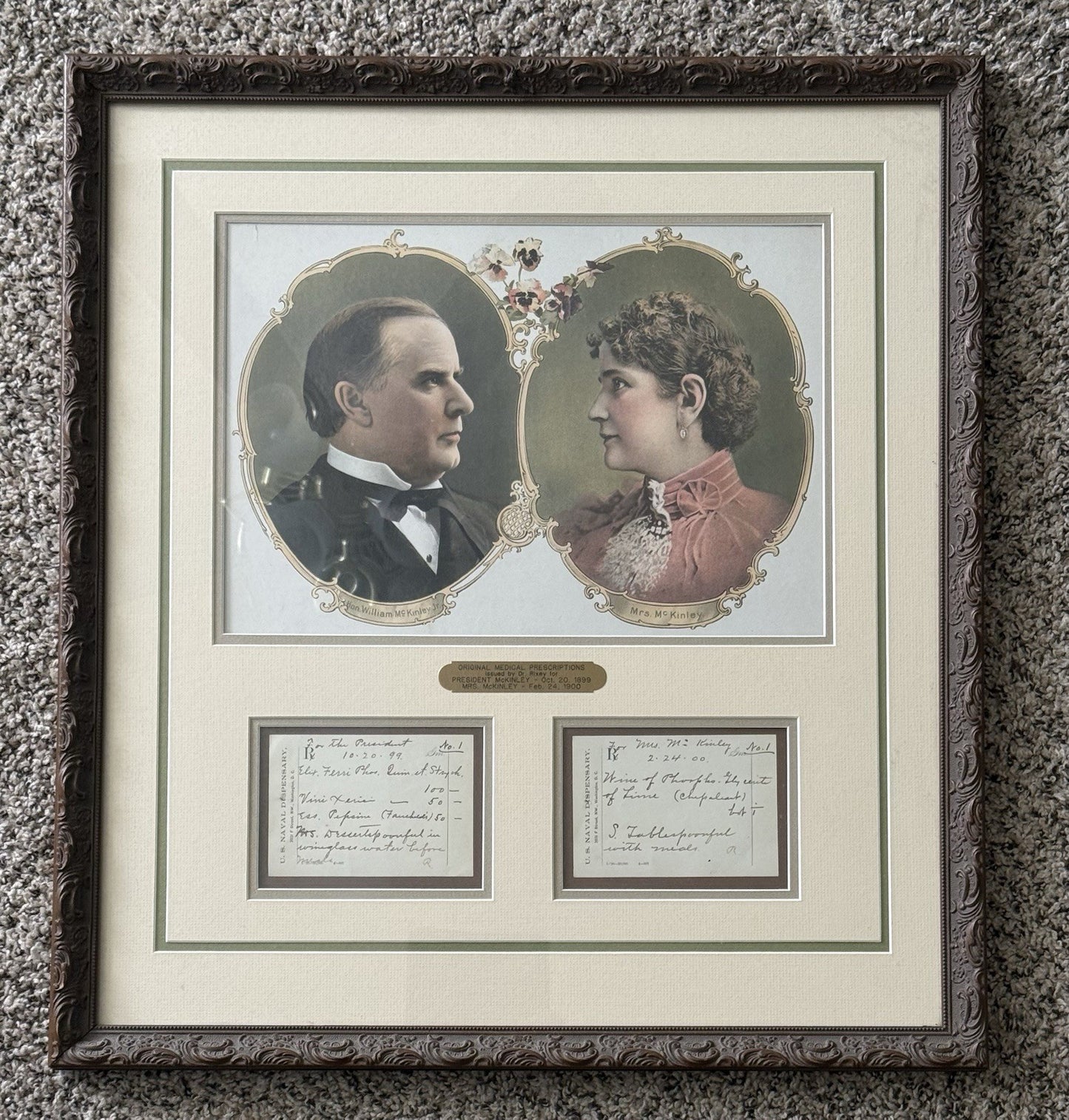 Presidential Medicine. Prescriptions For The Mckinleys 