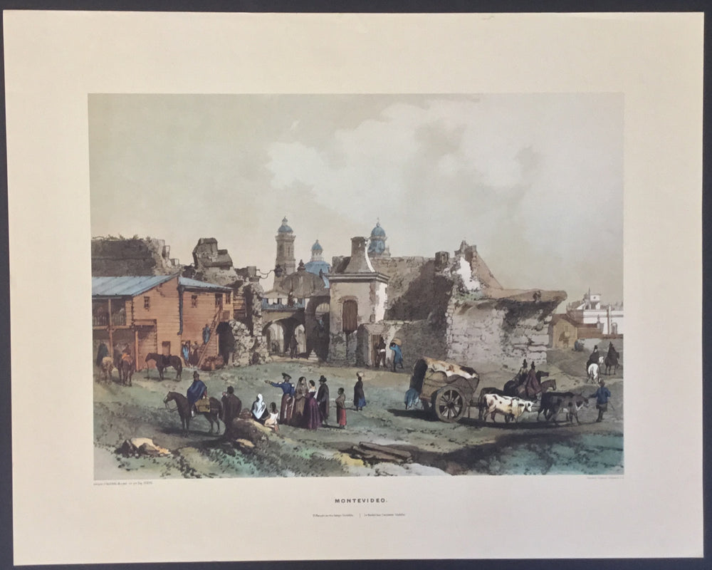 Special: Montevideo, lithograph, Hastrel, 18 x 22 3/4
