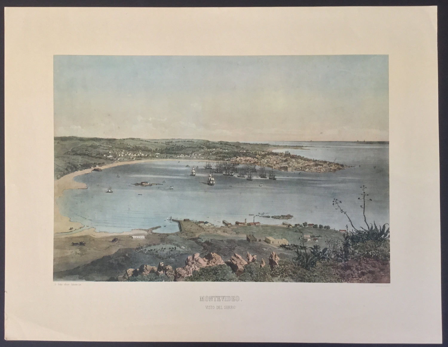 Special: Montevideo, lithograph, 17 3/4 x 23